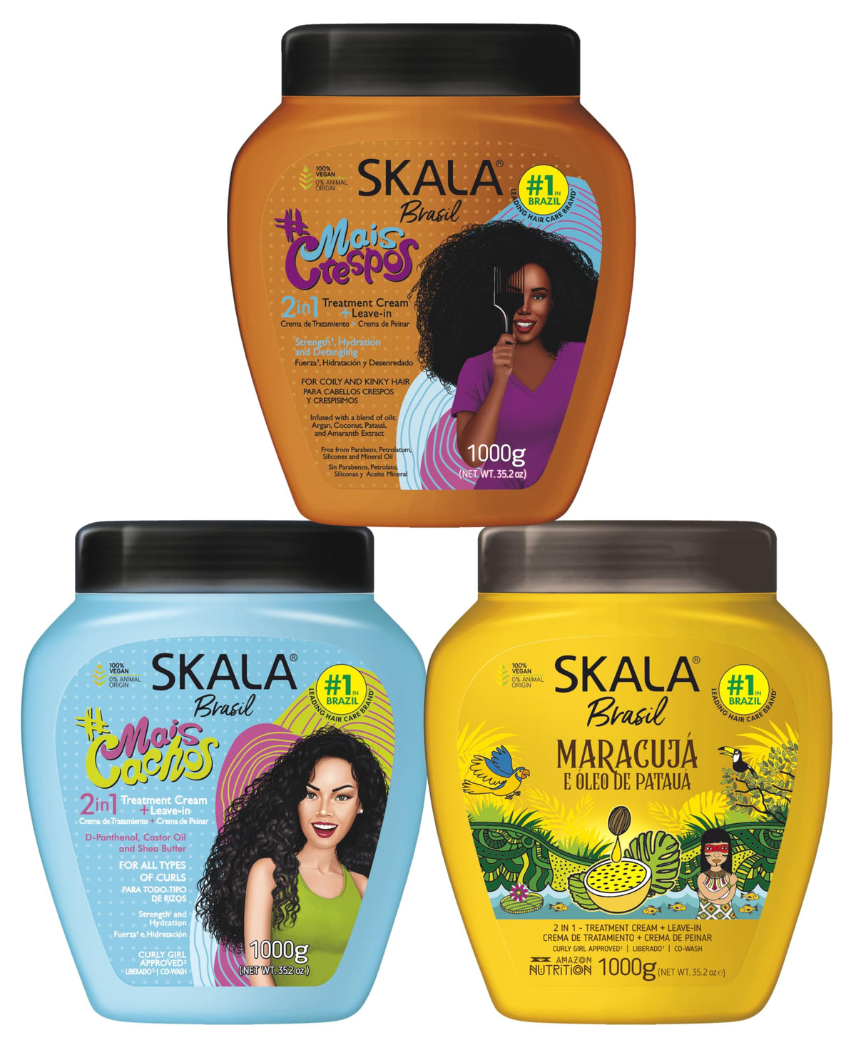 SKALA 3-pack front packaging showing volume and value benefit