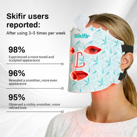 skifir mini remote and controller placed beside mask for easy operation