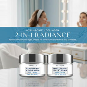 Skin 2.0 cream texture close-up highlighting smooth, hydrating consistency