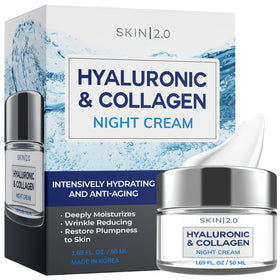 Skin 2.0 front packaging showing jar and branding for clear product recognition and trust