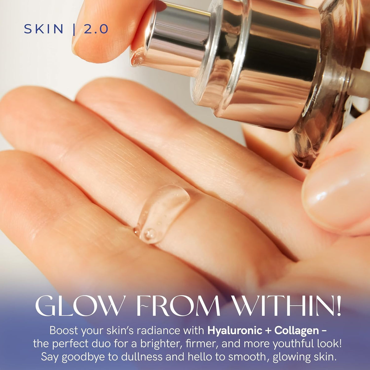 Skin 2.0 applied in morning routine before moisturizer for layered protection