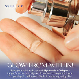 Skin 2.0 applied in morning routine before moisturizer for layered protection