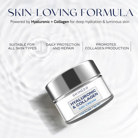 Skin 2.0 on bathroom counter in morning routine setting