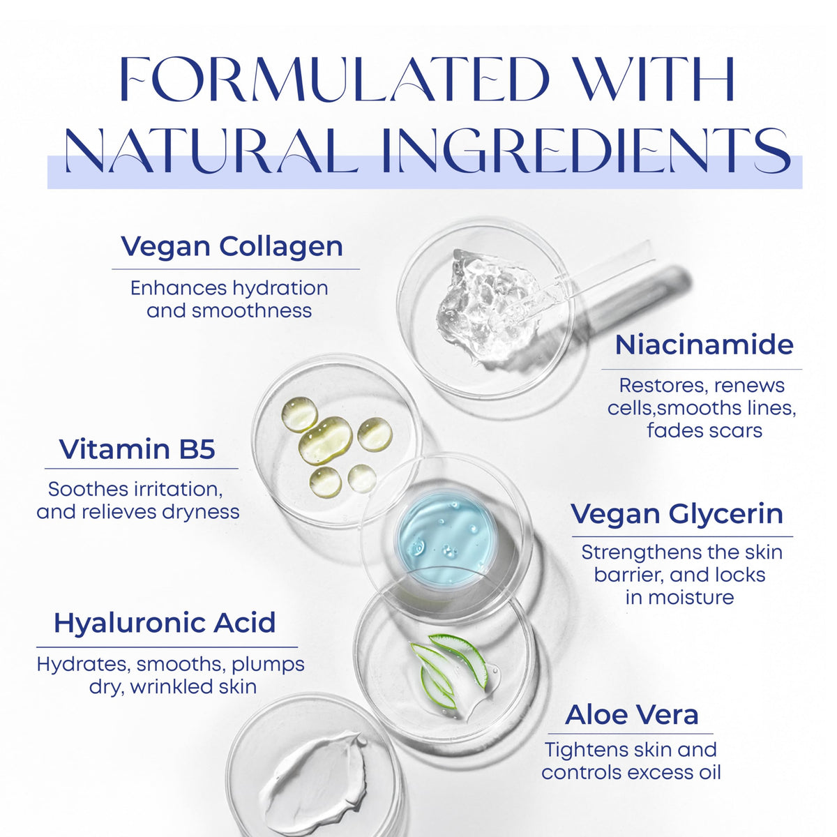Skin 2.0 serum on hand absorbed quickly to demonstrate non-greasy benefit