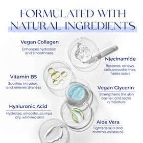 Skin 2.0 serum on hand absorbed quickly to demonstrate non-greasy benefit