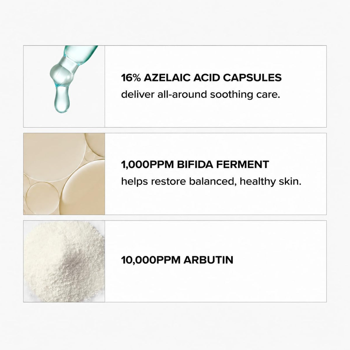SKIN & LAB close-up of watery serum texture illustrating fast absorption