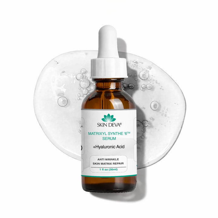 SKIN DEVA front bottle view showing clean design and easy application benefit