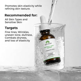 SKIN DEVA label showing ingredients, helps customers verify Matrixyl 3000 and hyaluronic acid