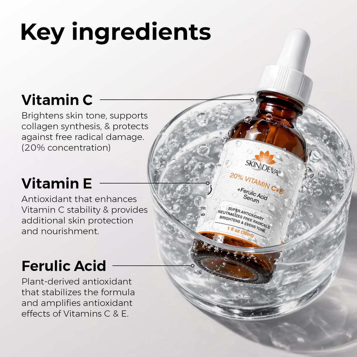 SKIN DEVA two boxed bottles pack of 2 presentation for value and freshness preservation