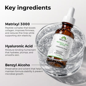 SKIN DEVA close-up of serum texture, demonstrates lightweight, fast-absorbing formula