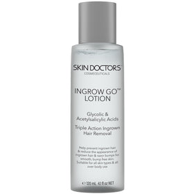 Skin Doctors bottle near sink in bathroom showing daily routine use benefit