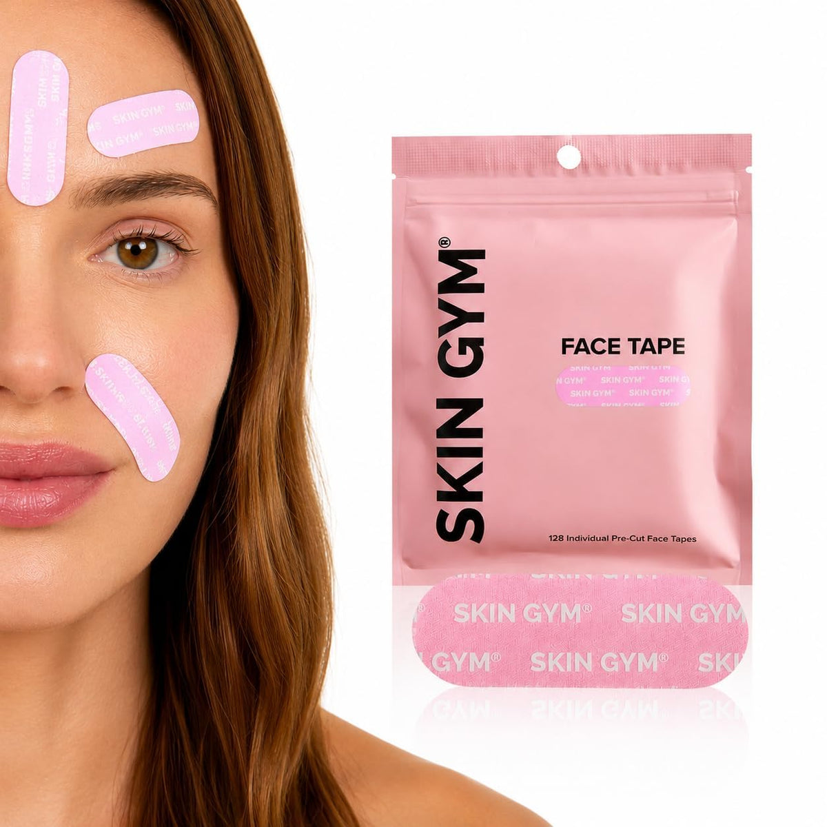 SKIN GYM close-up of heat-sensitive adhesive texture for secure hold