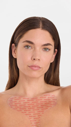 SKIN GYM patch being rinsed to show reusable care and long-term value