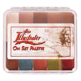 Skin Illustrator PPI palette front packaging showing array of flesh tones and professional finish