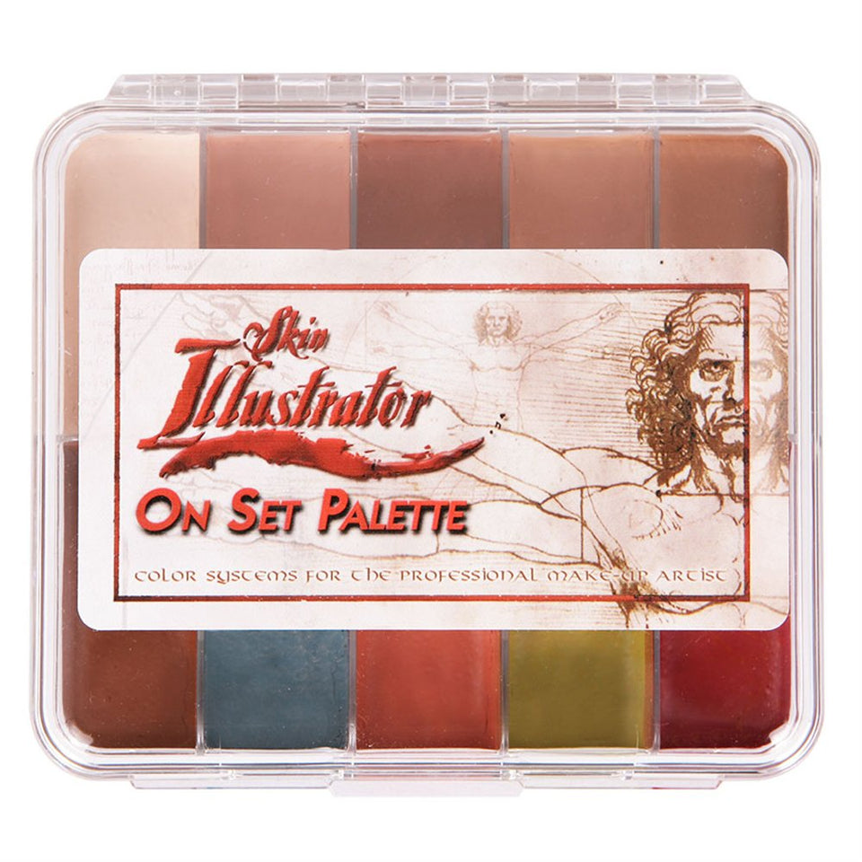Skin Illustrator PPI palette front packaging showing array of flesh tones and professional finish
