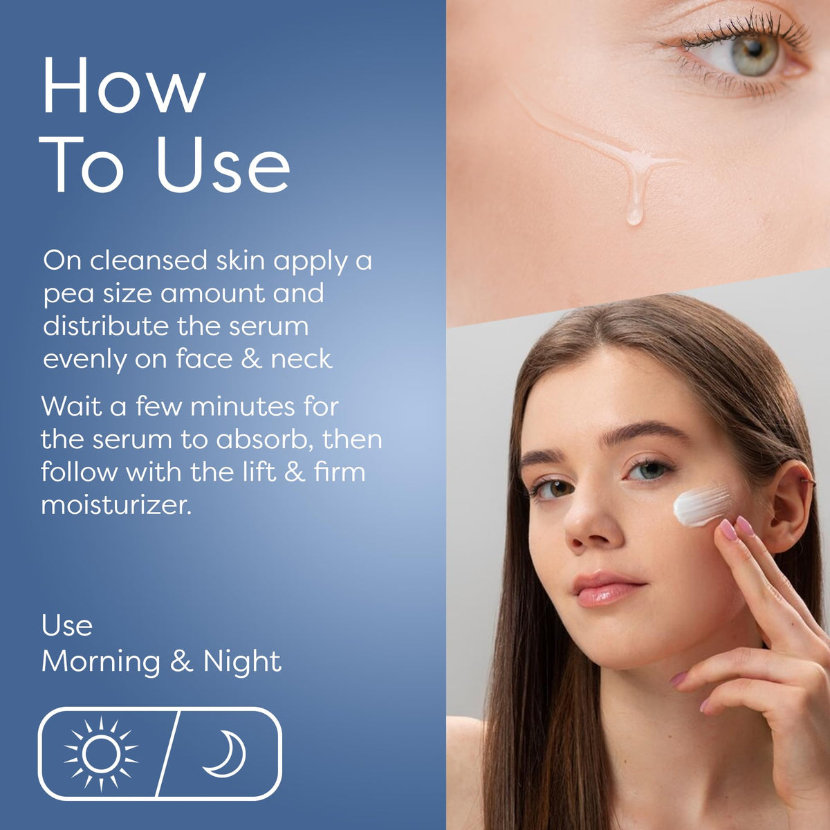 SKIN LAB BY BSL before and after illustration showing improved skin texture
