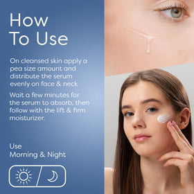 SKIN LAB BY BSL before and after illustration showing improved skin texture