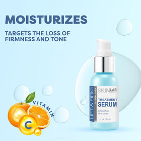 SKIN LAB BY BSL label close-up highlighting collagen, vitamin C and E blend