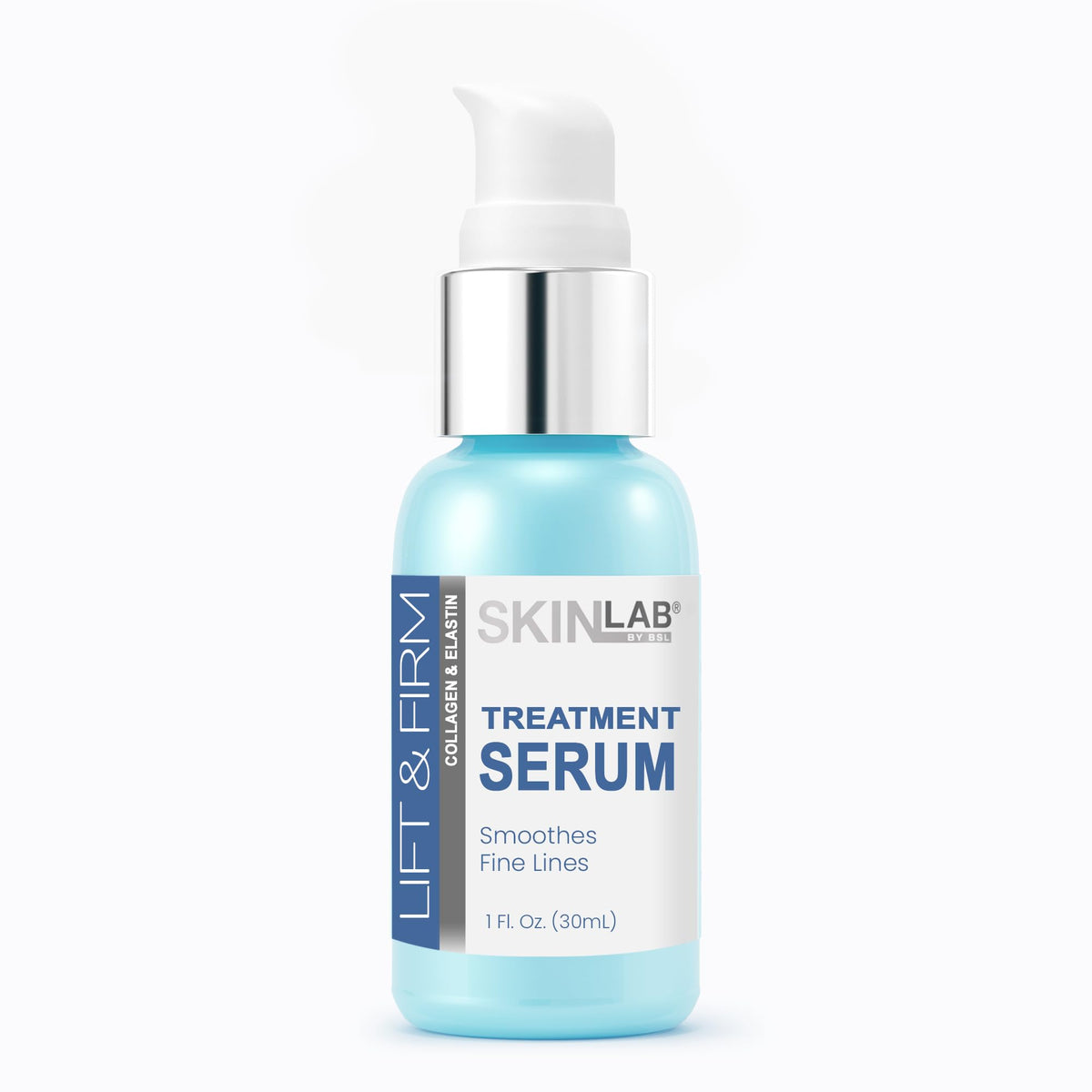 SKIN LAB BY BSL front packaging showing bottle and brand benefits