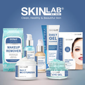 SKIN LAB BY BSL in bathroom routine setting, supports everyday skincare use