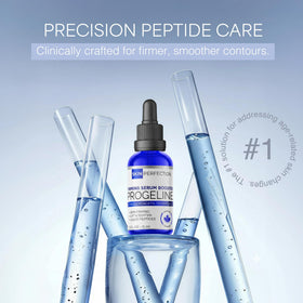 Skin Perfection staged before and after photo setup illustrating firmer jawline