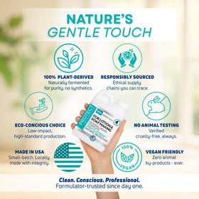 Skin Perfection applied to lotion in hand demonstrating moisturizing and easy mixing