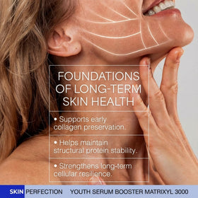 Skin Perfection dropper dispensing precise drops, helps accurate mixing ratios