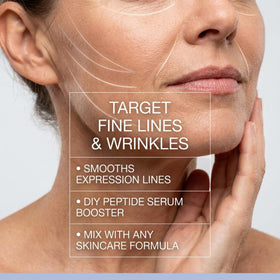 Skin Perfection dropper dispensing peptide booster for precise measuring