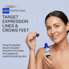 Skin Perfection product label close-up listing Acetyl Octapeptide-3 ingredient