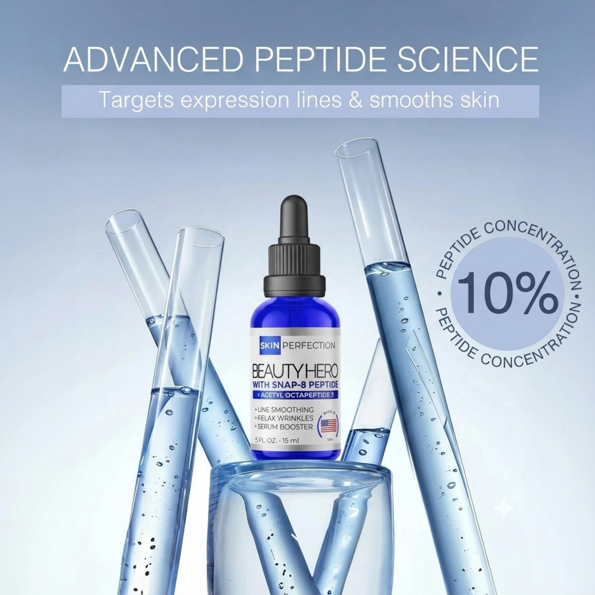Skin Perfection mixing with hyaluronic acid to boost hydration and results