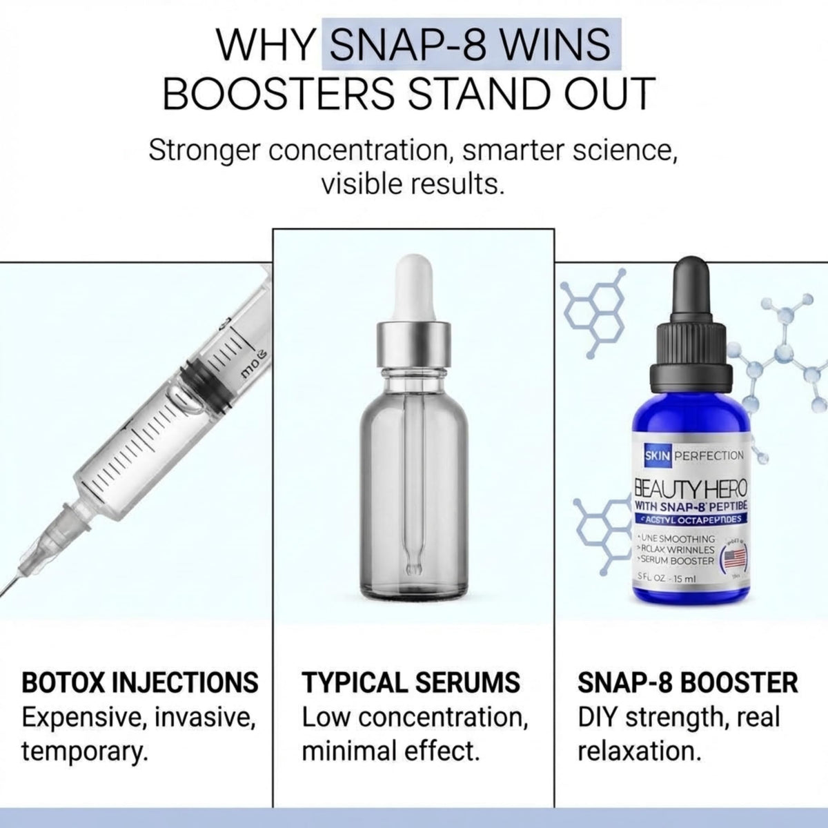 Skin Perfection bottle stored on shelf showing proper cool storage benefit