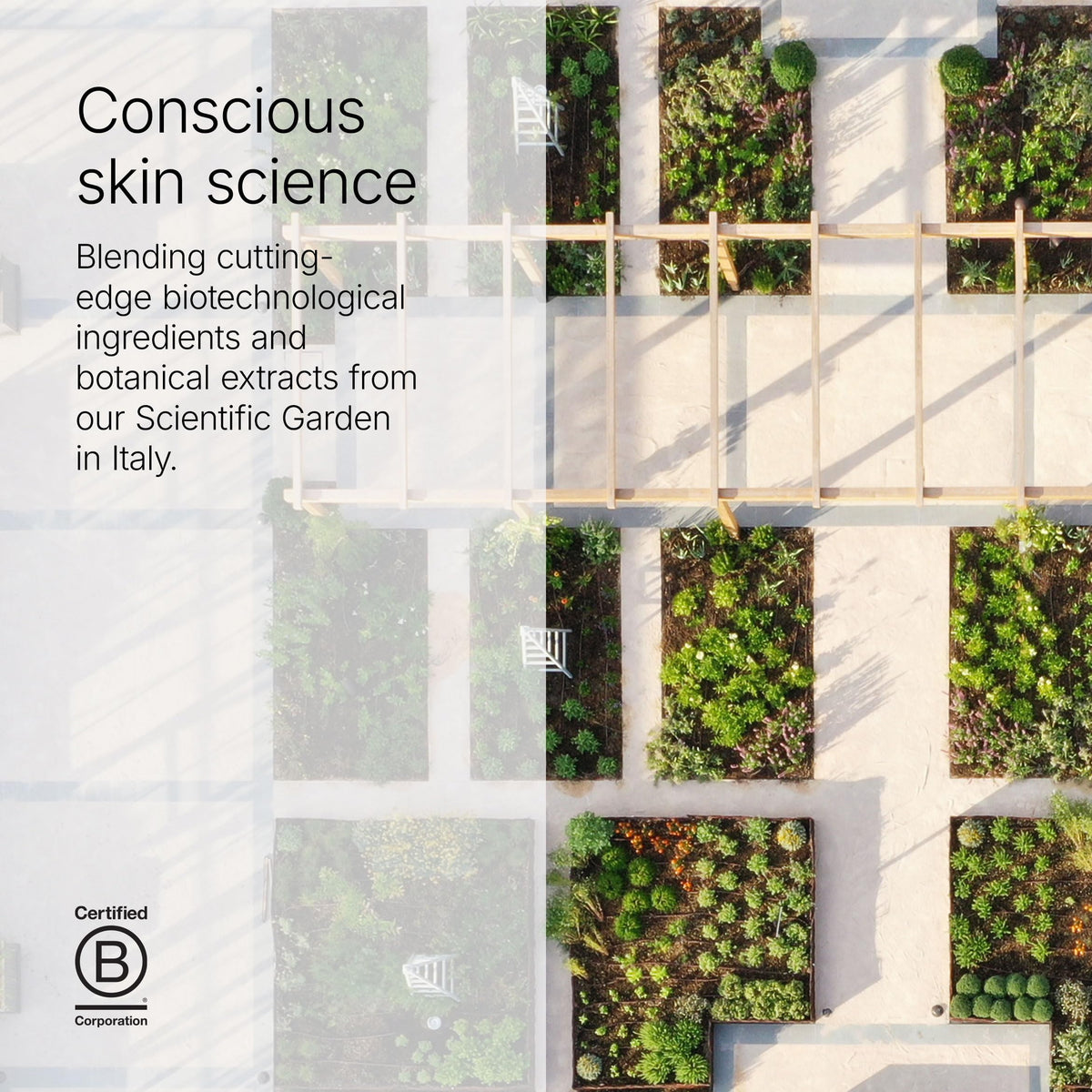 /skin regimen/ product staged against urban backdrop emphasizing anti-pollution benefit