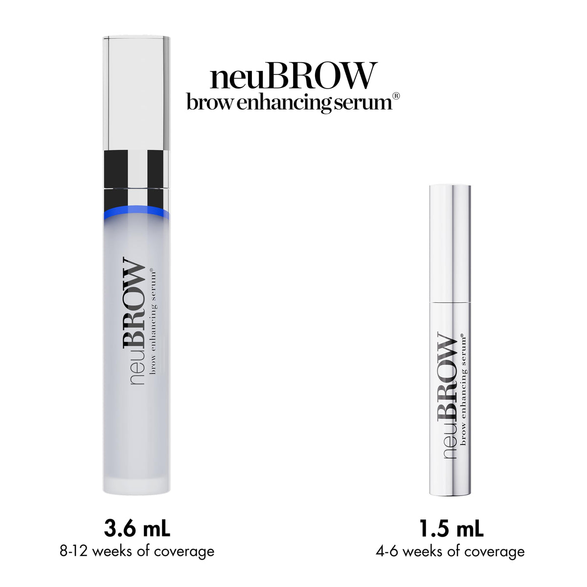 Skin Research Laboratories neuBROW on bathroom counter lifestyle scene suggesting daily routine
