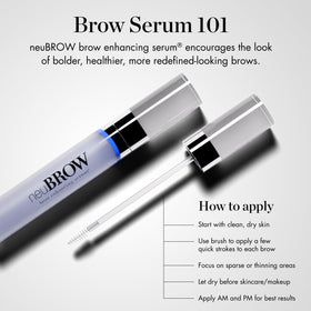 Skin Research Laboratories neuBROW mini brush applicator for precise strokes