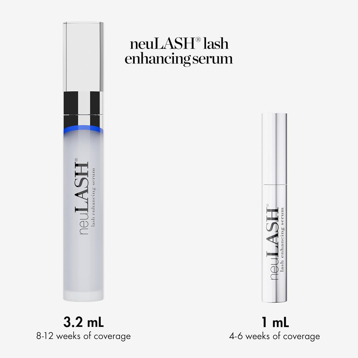Skin Research Laboratories neuLASH placed on bathroom vanity illustrating nightly routine