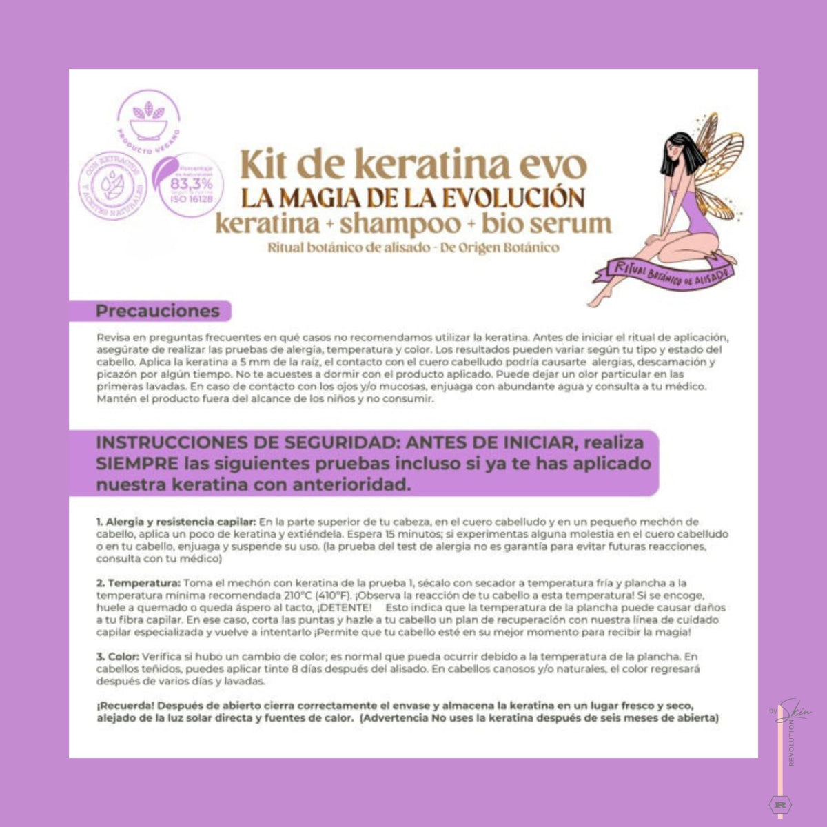 Skin Revolution aftercare lineup with shampoo mask and heat protectant for maintenance