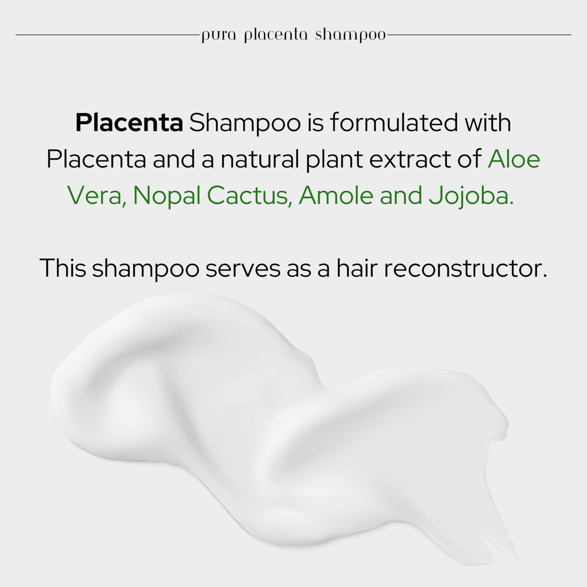 Skin Revolution shampoo lather in hand demonstrating rich foam and gentle cleansing benefit