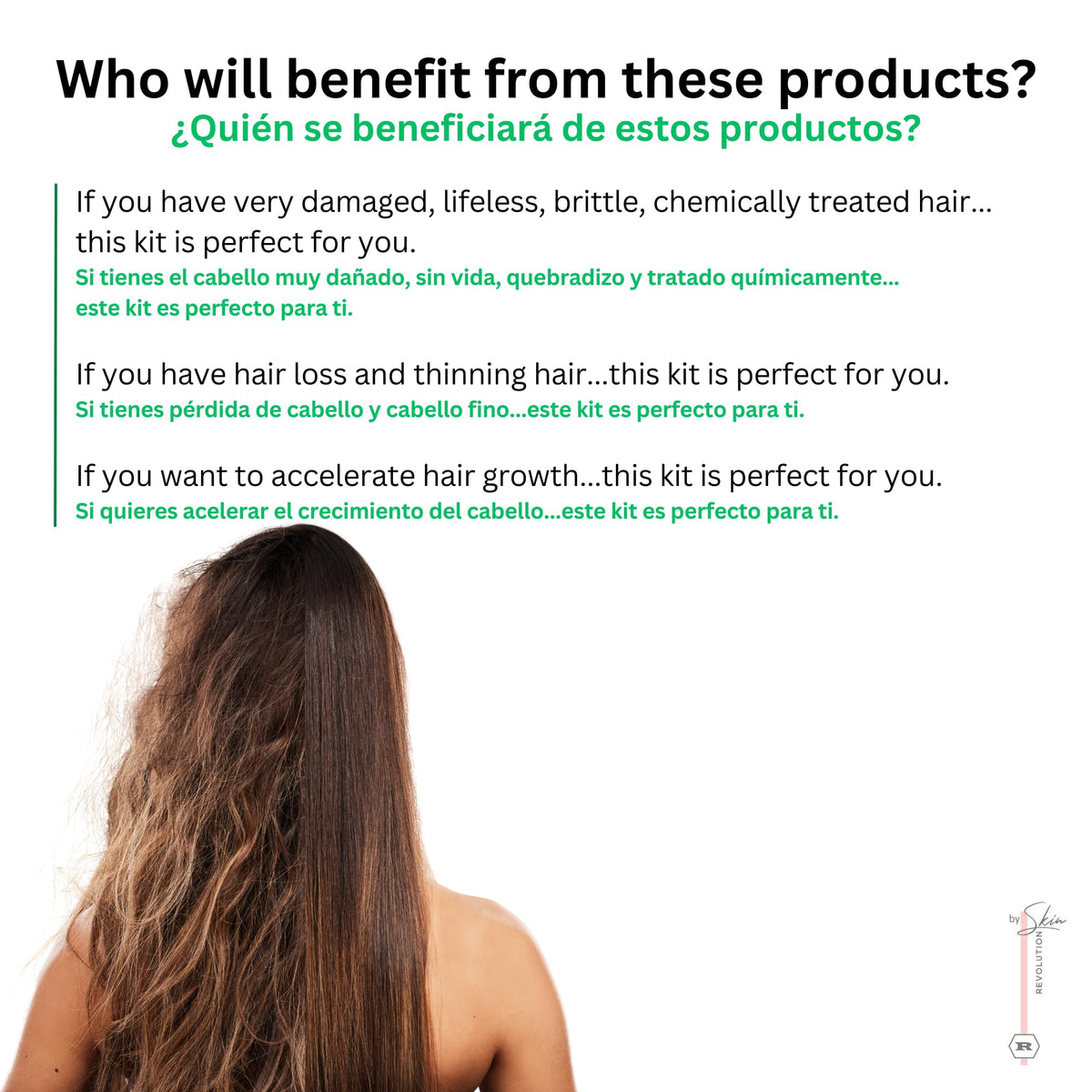 Skin Revolution keratin in use with stylist applying treatment for controlled smoothing