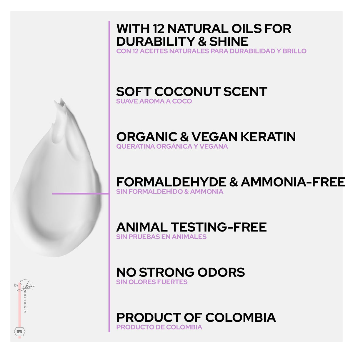 Skin Revolution cream texture close-up showing rich nourishing consistency