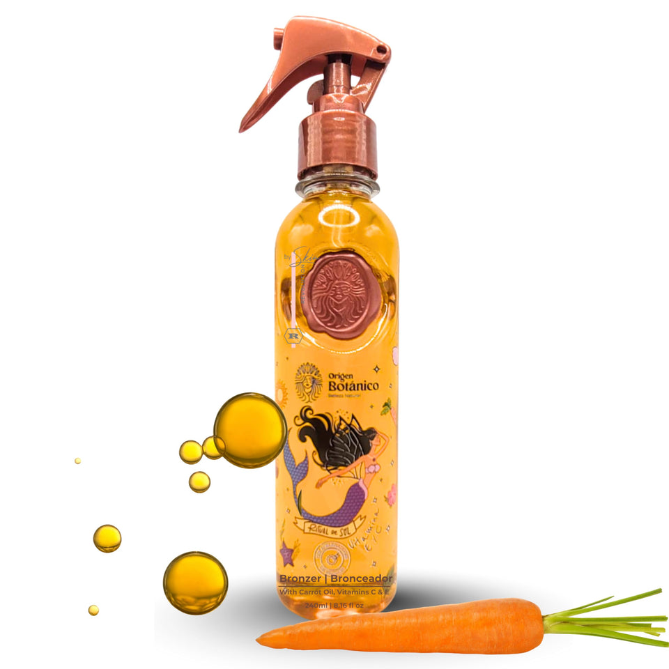 Skin Revolution front bottle showing product label and volume benefiting visible bronzing