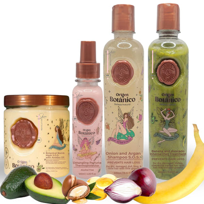 Skin Revolution full kit front view showing the vegan keratin kit and benefits