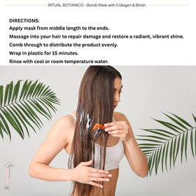 Skin Revolution before and after hair transformation showing reduced frizz