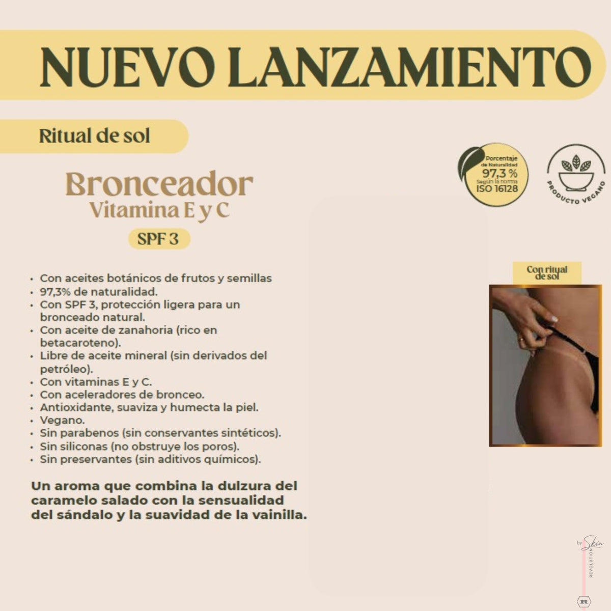 Skin Revolution cream being massaged on skin demonstrating even application and hydration