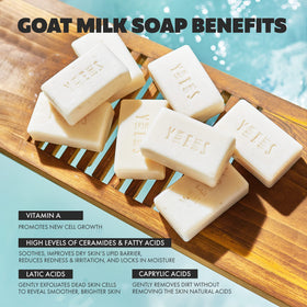 Skin Said Yes triple-milled close-up showing dense soap texture and durability