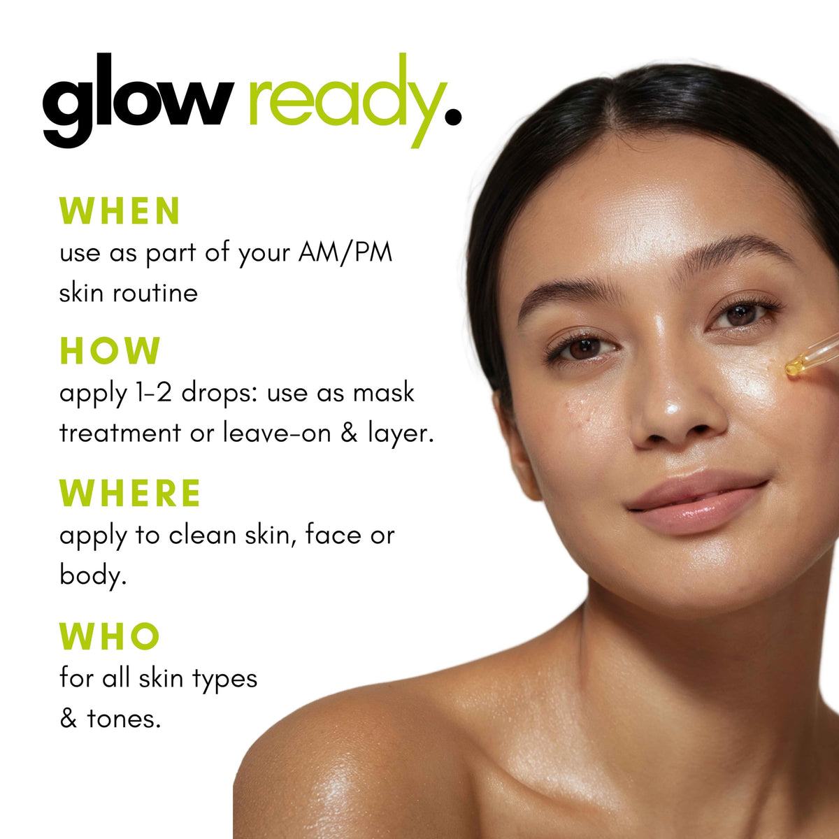 Skin Set Go label and ingredients detail highlighting kojic acid and vitamin C benefit transparency
