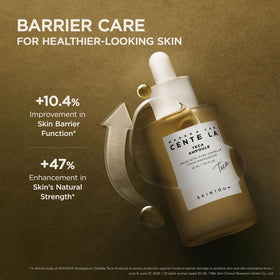 SKIN1004 50ml bottle next to common items to show true size benefit