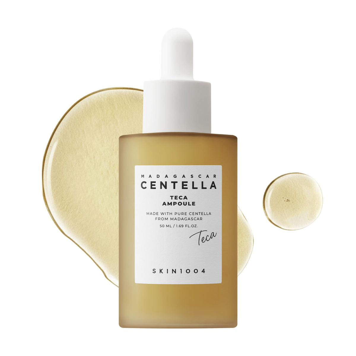 SKIN1004 ampoule front packaging showing clean bottle design and benefit