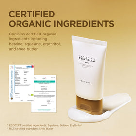 SKIN1004 jar on a bathroom shelf at night suggesting daily routine comfort