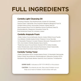 SKIN1004 products lined up size comparison showing regimen clarity
