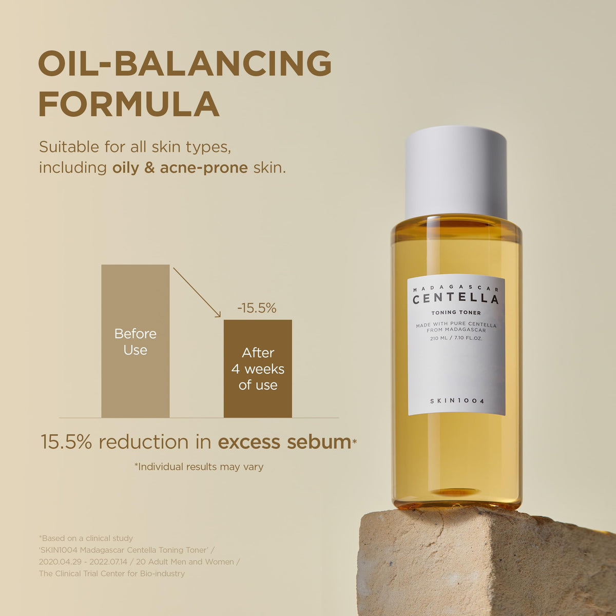SKIN1004 close-up of essence drop demonstrating soothing skin-friendly formula